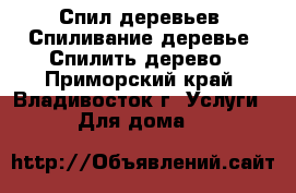 Спил деревьев. Спиливание деревье. Спилить дерево - Приморский край, Владивосток г. Услуги » Для дома   